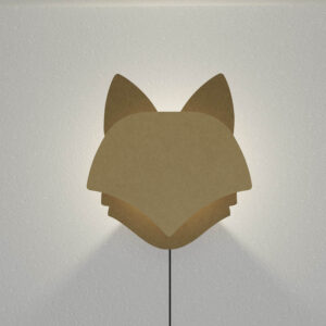 Houten Lamp Vos